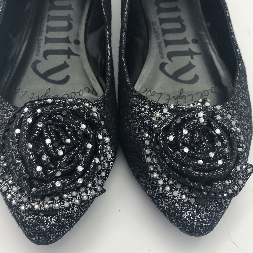 Unity Ballet Flats Carlos Santana Glitzy Size 7 - image 3